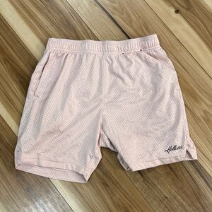 Hollister Light Pink Mesh Shorts